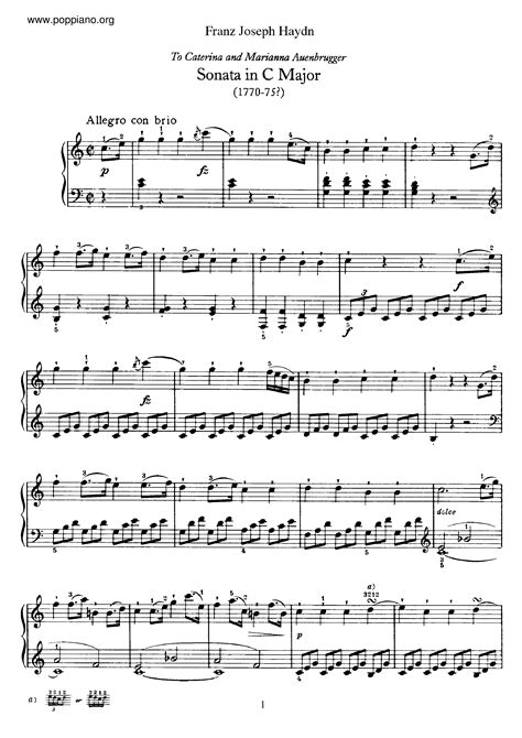 Sonate C Major